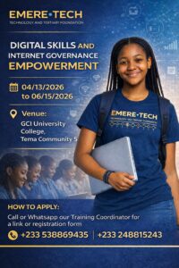 Digital Skills and Internet Governance Empowerment Program for Young Women and Girls